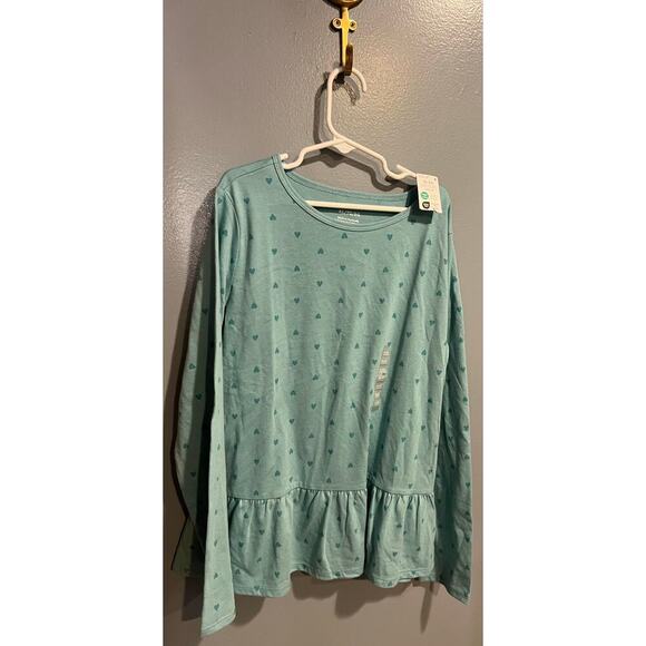 NWT Carter's Peplum Shirt - Girl's Size XL - Picture 1 of 5